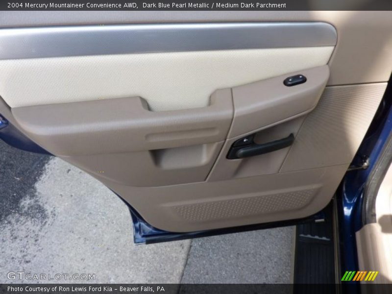Dark Blue Pearl Metallic / Medium Dark Parchment 2004 Mercury Mountaineer Convenience AWD