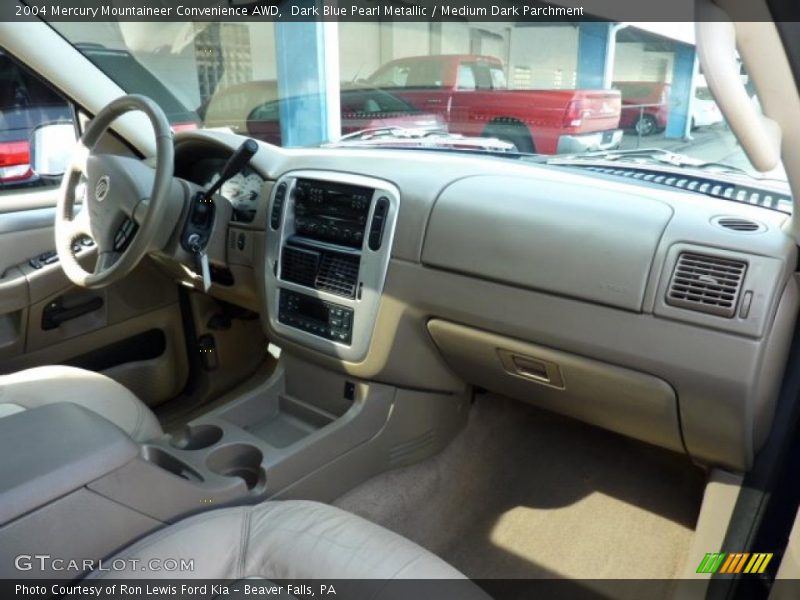 Dark Blue Pearl Metallic / Medium Dark Parchment 2004 Mercury Mountaineer Convenience AWD