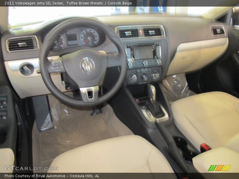 Toffee Brown Metallic / Cornsilk Beige 2011 Volkswagen Jetta SEL Sedan