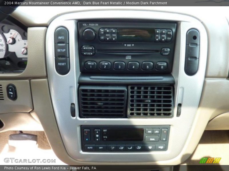 Dark Blue Pearl Metallic / Medium Dark Parchment 2004 Mercury Mountaineer Convenience AWD
