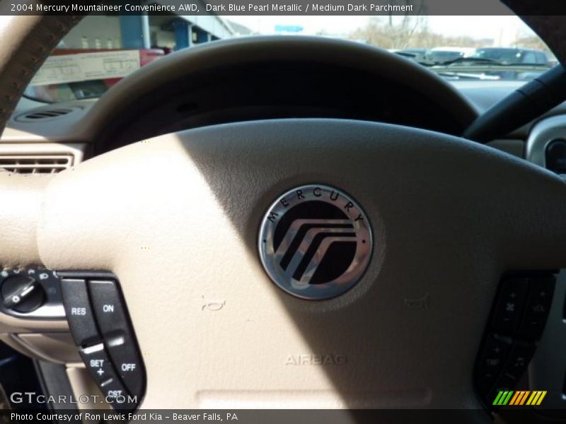 Dark Blue Pearl Metallic / Medium Dark Parchment 2004 Mercury Mountaineer Convenience AWD