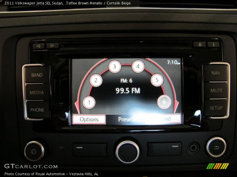 Toffee Brown Metallic / Cornsilk Beige 2011 Volkswagen Jetta SEL Sedan