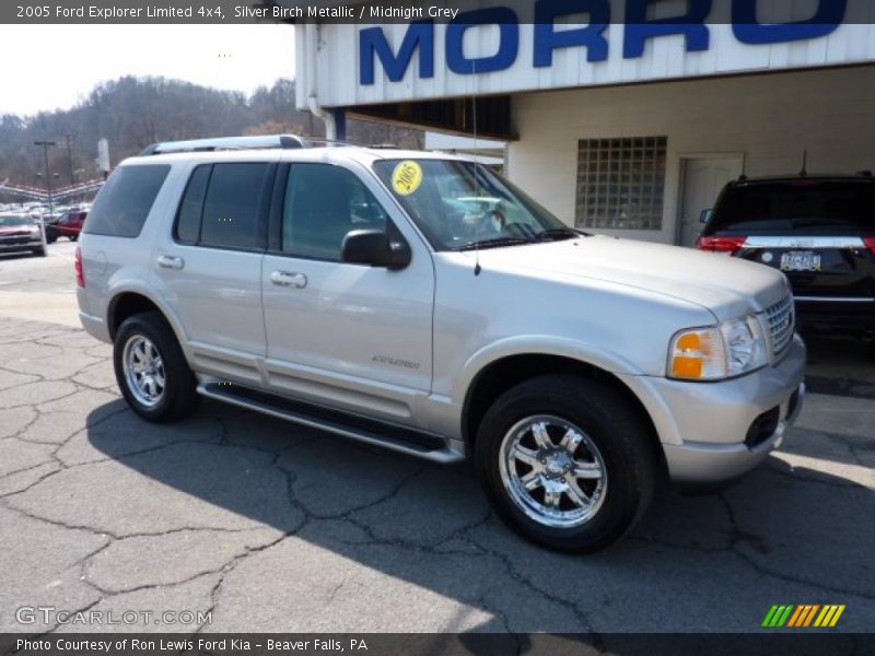 Silver Birch Metallic / Midnight Grey 2005 Ford Explorer Limited 4x4