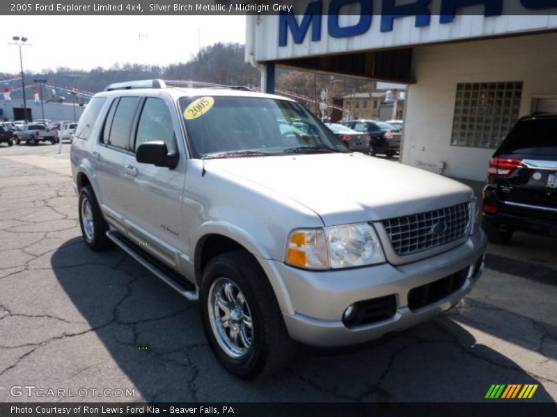 Silver Birch Metallic / Midnight Grey 2005 Ford Explorer Limited 4x4