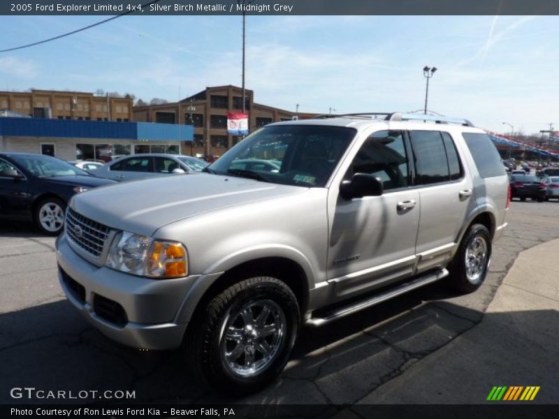 Silver Birch Metallic / Midnight Grey 2005 Ford Explorer Limited 4x4