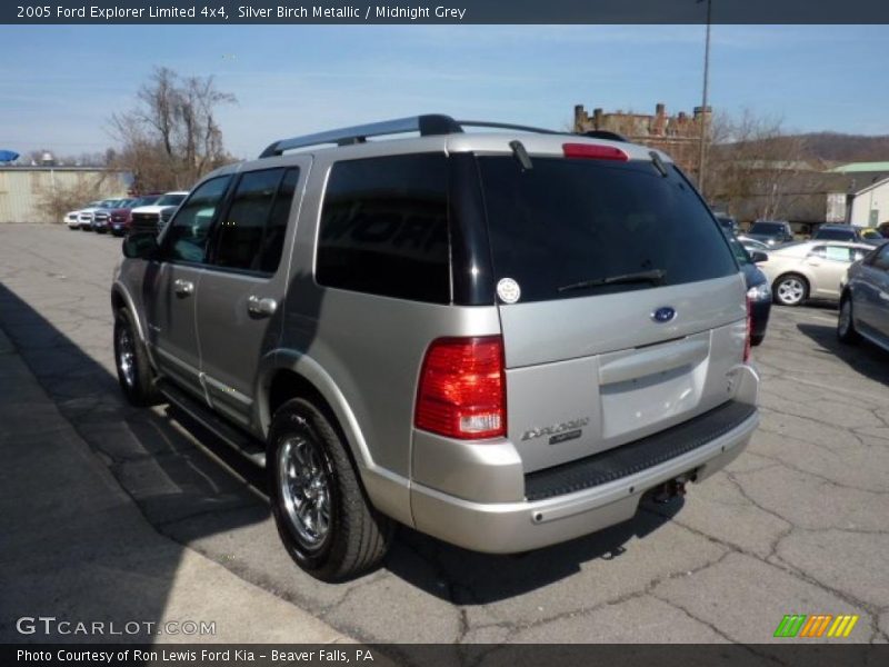 Silver Birch Metallic / Midnight Grey 2005 Ford Explorer Limited 4x4