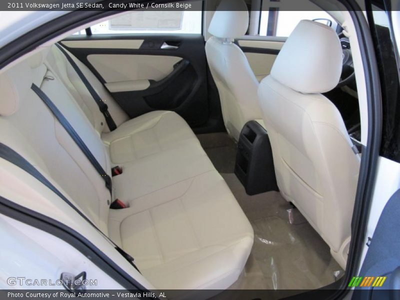 Candy White / Cornsilk Beige 2011 Volkswagen Jetta SE Sedan