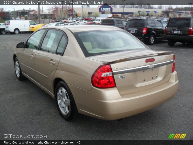 Light Driftwood Metallic / Neutral 2004 Chevrolet Malibu LT V6 Sedan