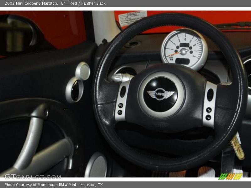 Chili Red / Panther Black 2002 Mini Cooper S Hardtop