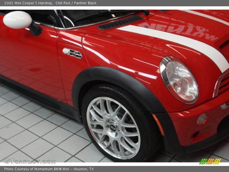 Chili Red / Panther Black 2002 Mini Cooper S Hardtop