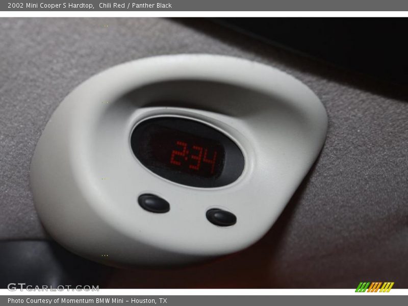 Chili Red / Panther Black 2002 Mini Cooper S Hardtop