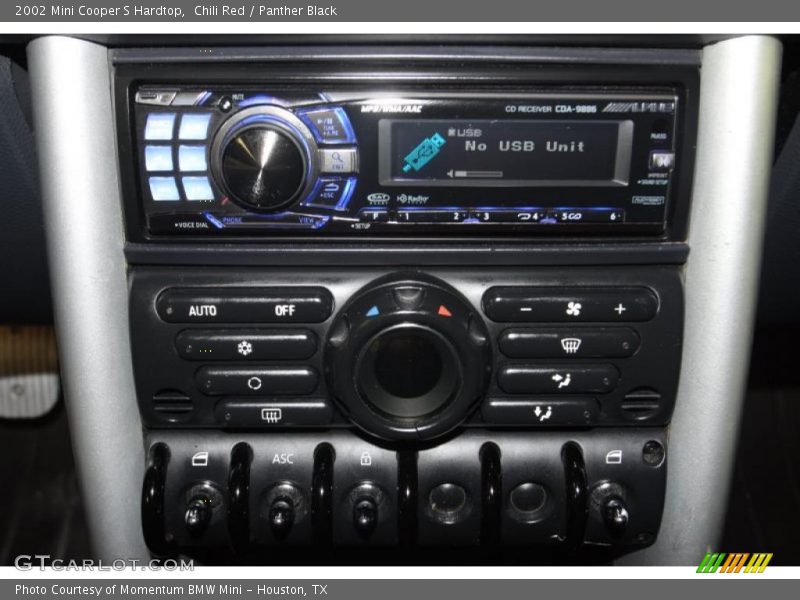 Chili Red / Panther Black 2002 Mini Cooper S Hardtop