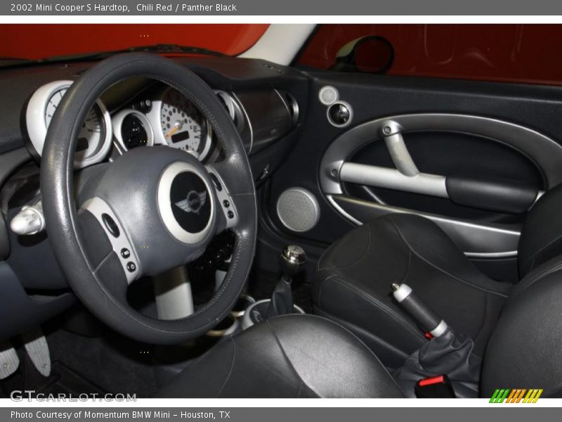Chili Red / Panther Black 2002 Mini Cooper S Hardtop