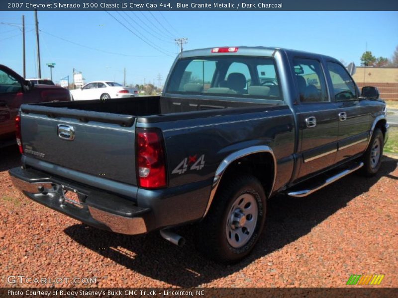 Blue Granite Metallic / Dark Charcoal 2007 Chevrolet Silverado 1500 Classic LS Crew Cab 4x4
