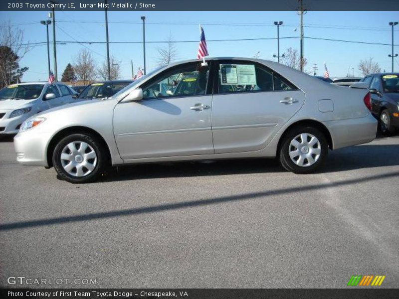 Lunar Mist Metallic / Stone 2003 Toyota Camry LE