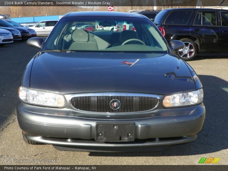Steelmist Metallic / Medium Gray 2004 Buick Century Standard