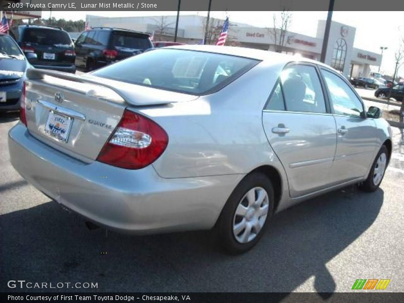 Lunar Mist Metallic / Stone 2003 Toyota Camry LE