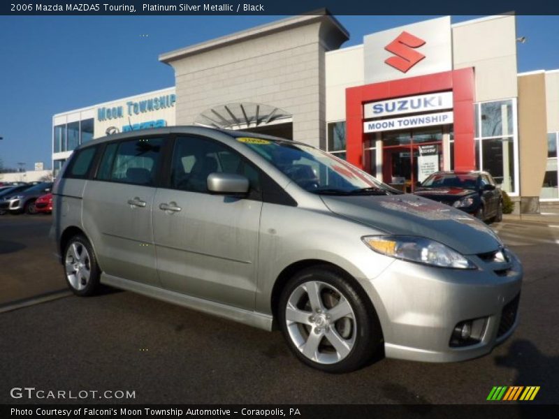 Platinum Silver Metallic / Black 2006 Mazda MAZDA5 Touring