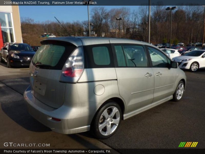 Platinum Silver Metallic / Black 2006 Mazda MAZDA5 Touring