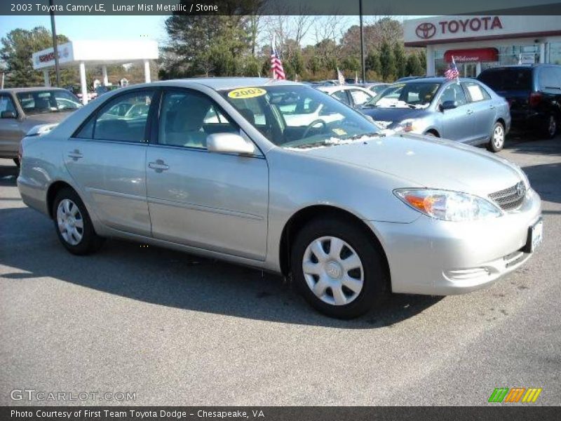 Lunar Mist Metallic / Stone 2003 Toyota Camry LE