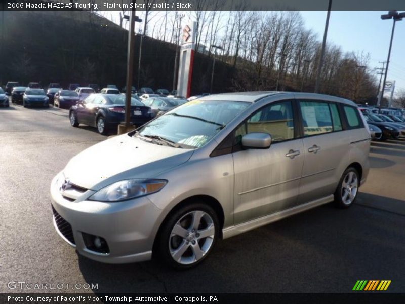 Platinum Silver Metallic / Black 2006 Mazda MAZDA5 Touring