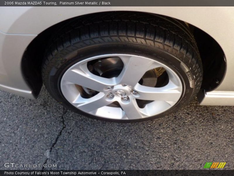 Platinum Silver Metallic / Black 2006 Mazda MAZDA5 Touring