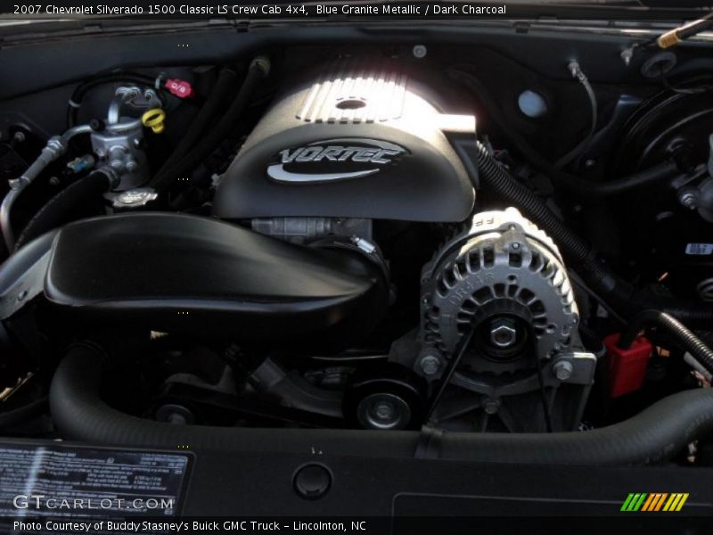 Blue Granite Metallic / Dark Charcoal 2007 Chevrolet Silverado 1500 Classic LS Crew Cab 4x4