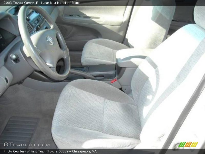 Lunar Mist Metallic / Stone 2003 Toyota Camry LE