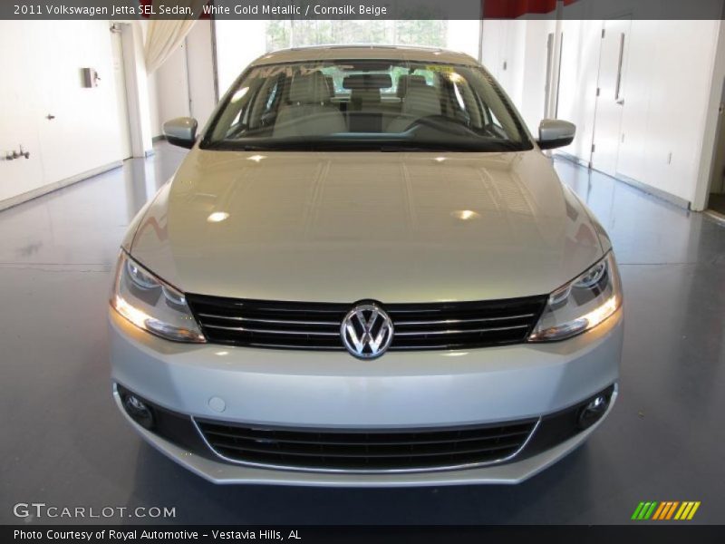 White Gold Metallic / Cornsilk Beige 2011 Volkswagen Jetta SEL Sedan
