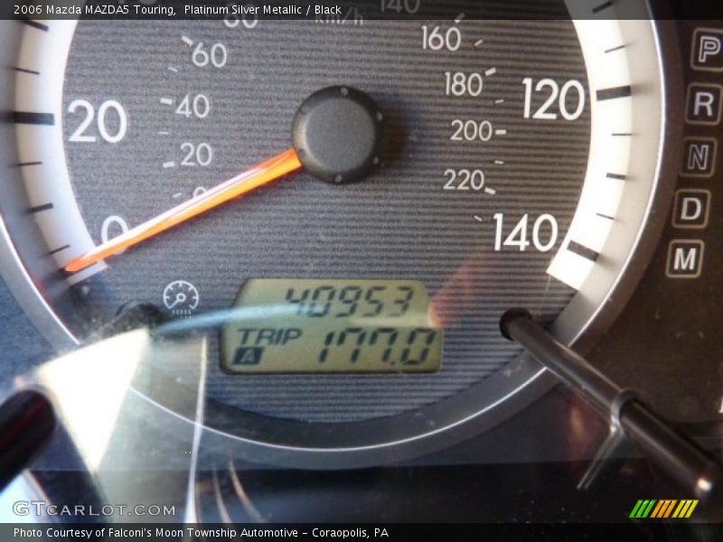 Platinum Silver Metallic / Black 2006 Mazda MAZDA5 Touring