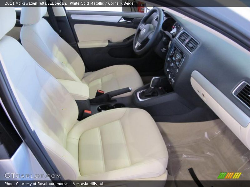 White Gold Metallic / Cornsilk Beige 2011 Volkswagen Jetta SEL Sedan