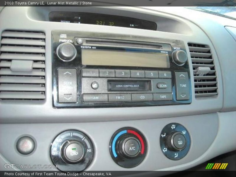 Lunar Mist Metallic / Stone 2003 Toyota Camry LE