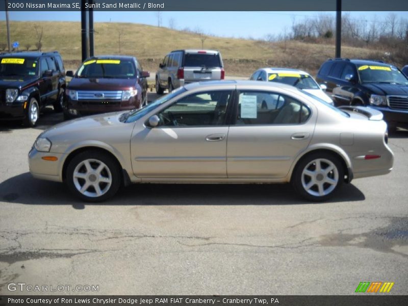 Sunlit Sand Metallic / Blond 2000 Nissan Maxima SE