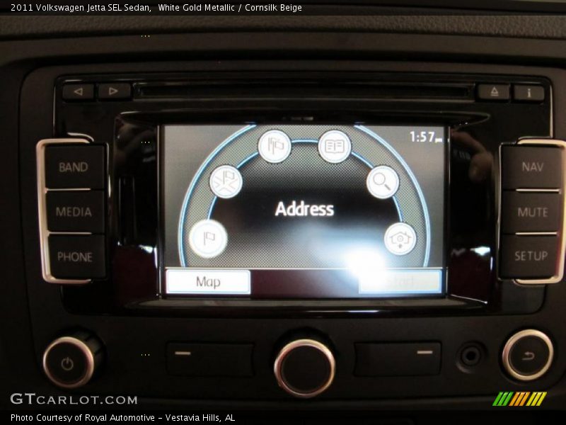 White Gold Metallic / Cornsilk Beige 2011 Volkswagen Jetta SEL Sedan