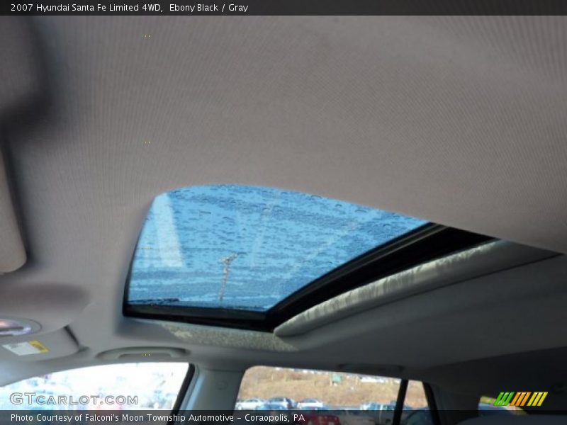 Ebony Black / Gray 2007 Hyundai Santa Fe Limited 4WD