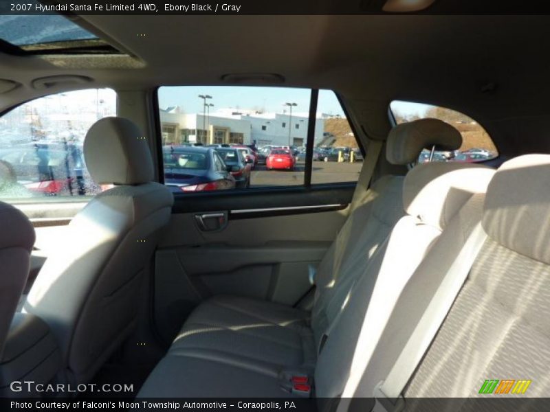 Ebony Black / Gray 2007 Hyundai Santa Fe Limited 4WD