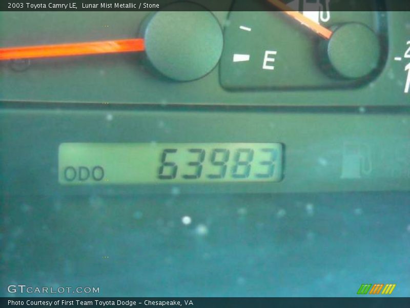 Lunar Mist Metallic / Stone 2003 Toyota Camry LE