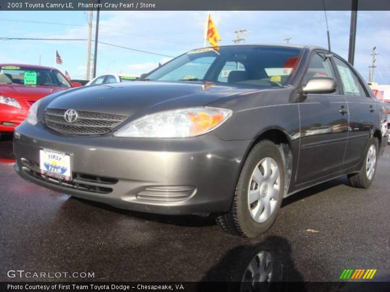 Phantom Gray Pearl / Stone 2003 Toyota Camry LE