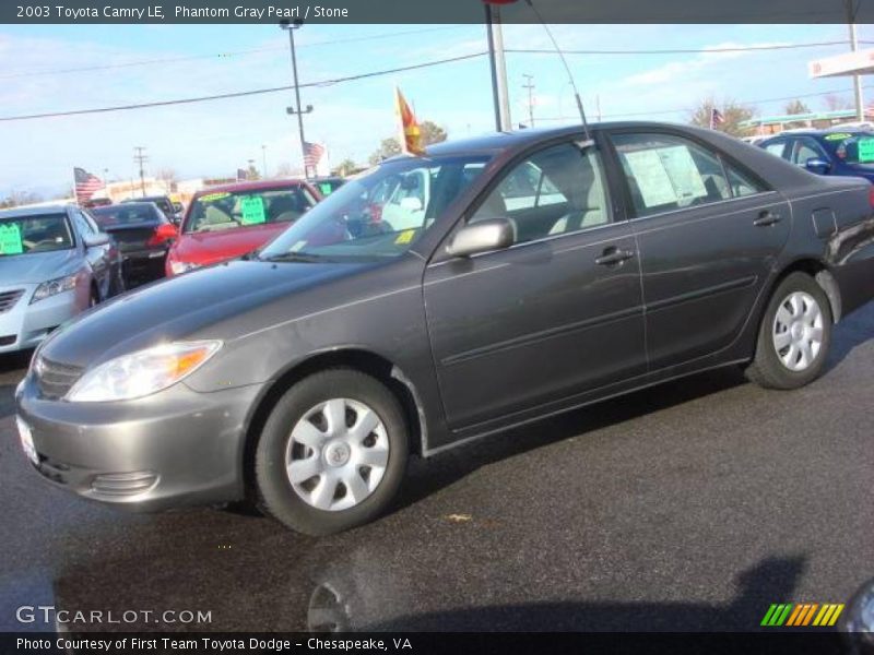 Phantom Gray Pearl / Stone 2003 Toyota Camry LE