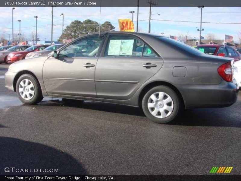 Phantom Gray Pearl / Stone 2003 Toyota Camry LE