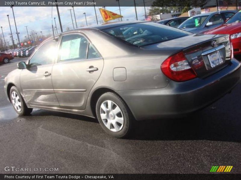 Phantom Gray Pearl / Stone 2003 Toyota Camry LE