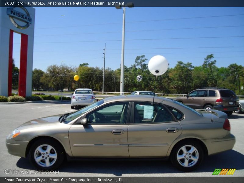 Arizona Beige Metallic / Medium Parchment 2003 Ford Taurus SES