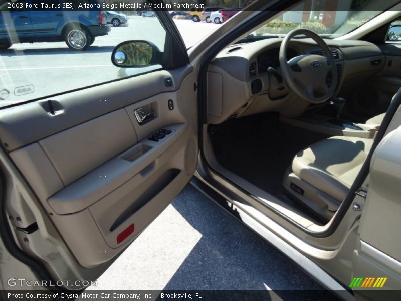 Arizona Beige Metallic / Medium Parchment 2003 Ford Taurus SES