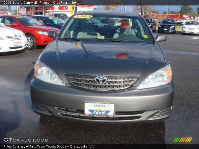 Phantom Gray Pearl / Stone 2003 Toyota Camry LE