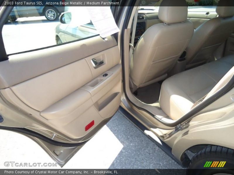 Arizona Beige Metallic / Medium Parchment 2003 Ford Taurus SES