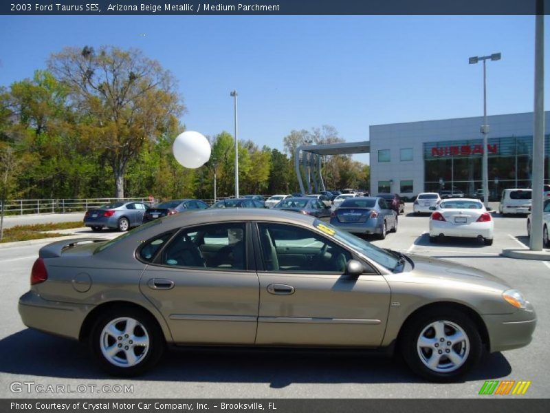 Arizona Beige Metallic / Medium Parchment 2003 Ford Taurus SES