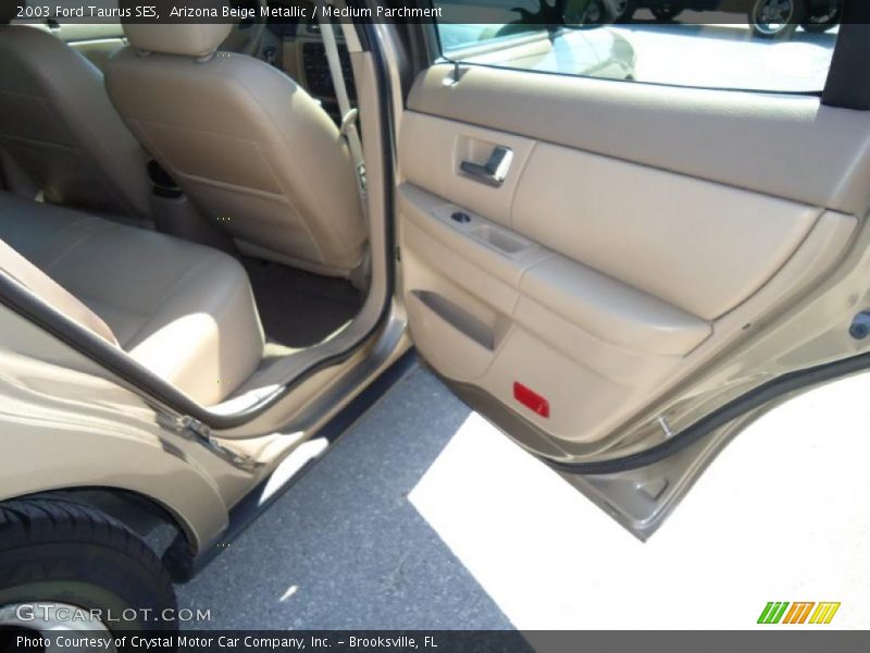 Arizona Beige Metallic / Medium Parchment 2003 Ford Taurus SES