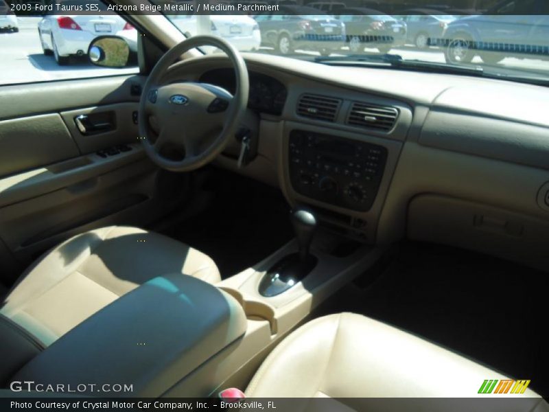 Arizona Beige Metallic / Medium Parchment 2003 Ford Taurus SES