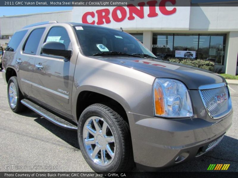 Mocha Steel Metallic / Cocoa/Light Cashmere 2011 GMC Yukon Denali