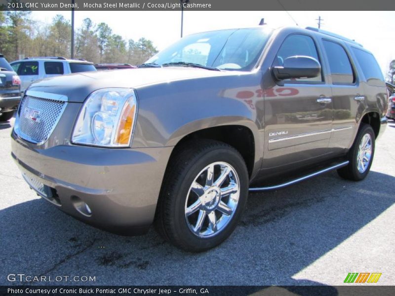 Mocha Steel Metallic / Cocoa/Light Cashmere 2011 GMC Yukon Denali